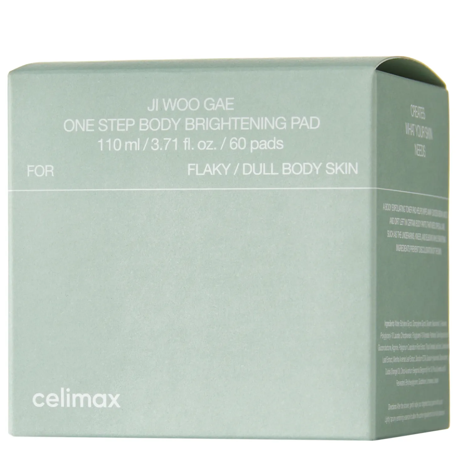 Celimax - Ji.Woo.Gae One Step Body Brightening Pad - Peelingujące Płatki do Ciała - 60szt