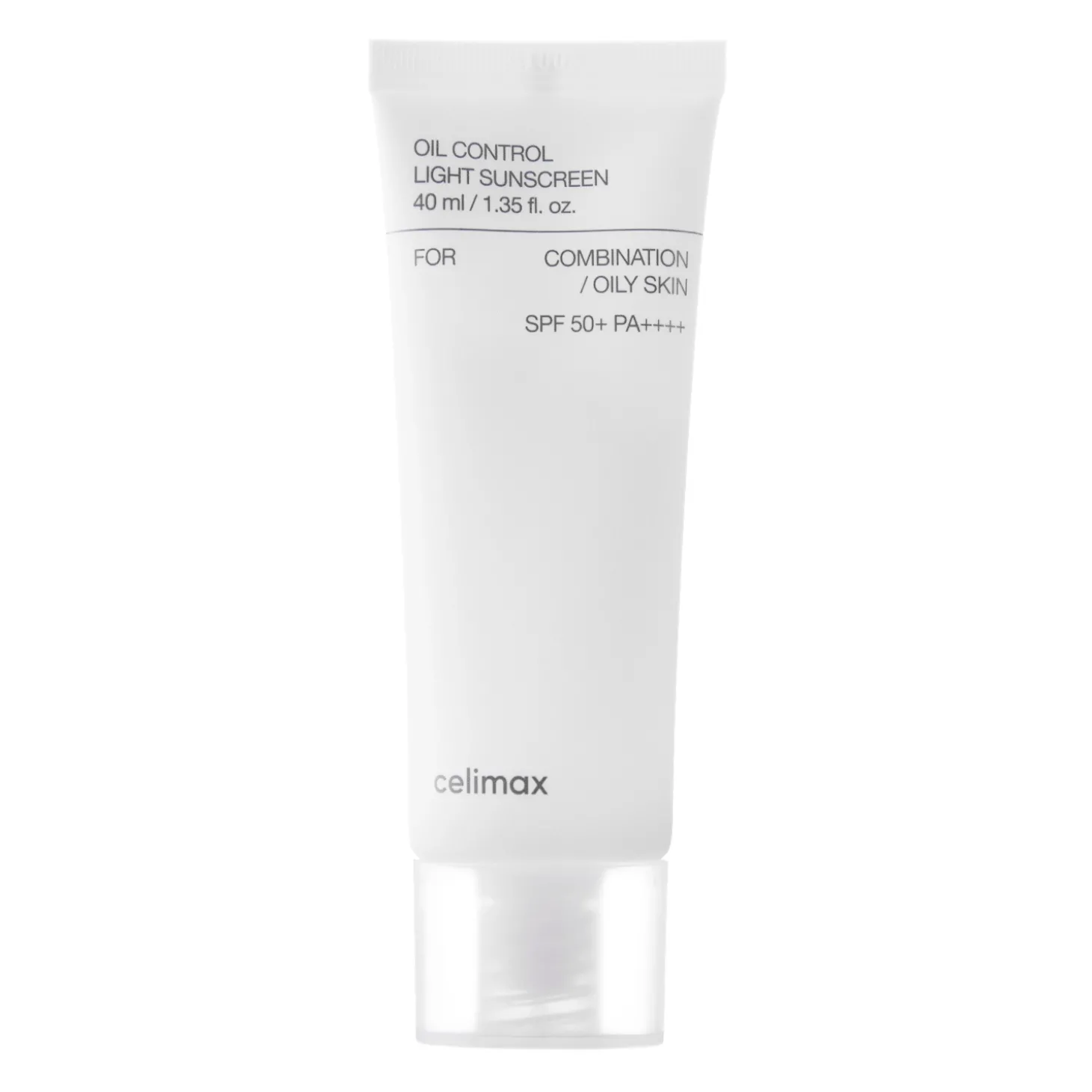 Celimax - Oil Control Light Sunscreen SPF50+ PA++++ - Krem Regulujący Wydzielanie Sebum z Filtrem - 40ml