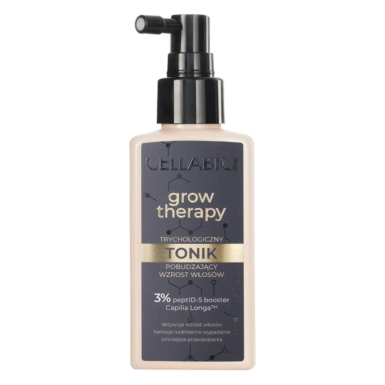 Cellabic Tricho - Grow Therapy Men - Trychologiczny Tonik Pobudzający Wzrost Włosów - 100ml