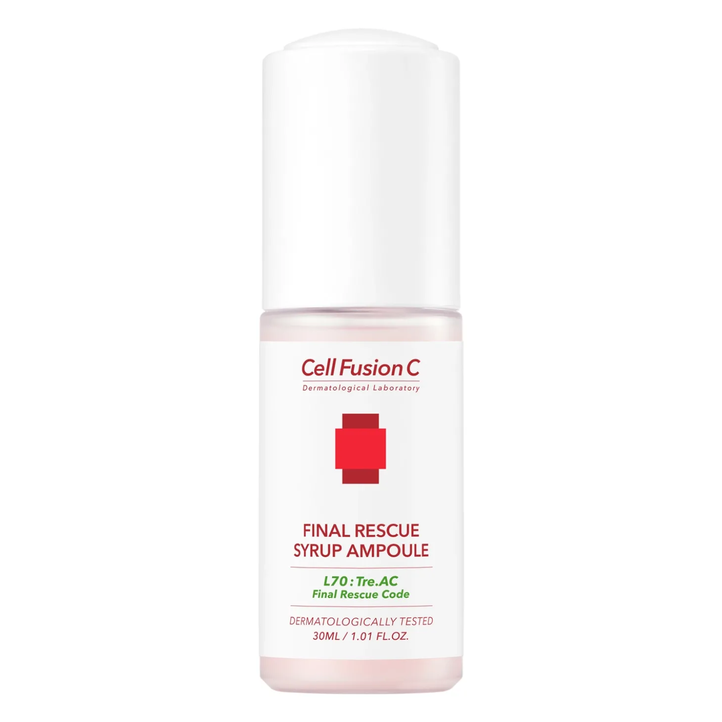 Cell Fusion C - Final Rescue Syrup Ampoule - Łagodzące Serum dla Cery Problematycznej - 30ml