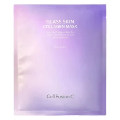 Cell Fusion C - Glass Skin Collagen Masks - Zestaw Wygładzających Masek Hydrożelowych z Efektem Glass Skin - 5x35g