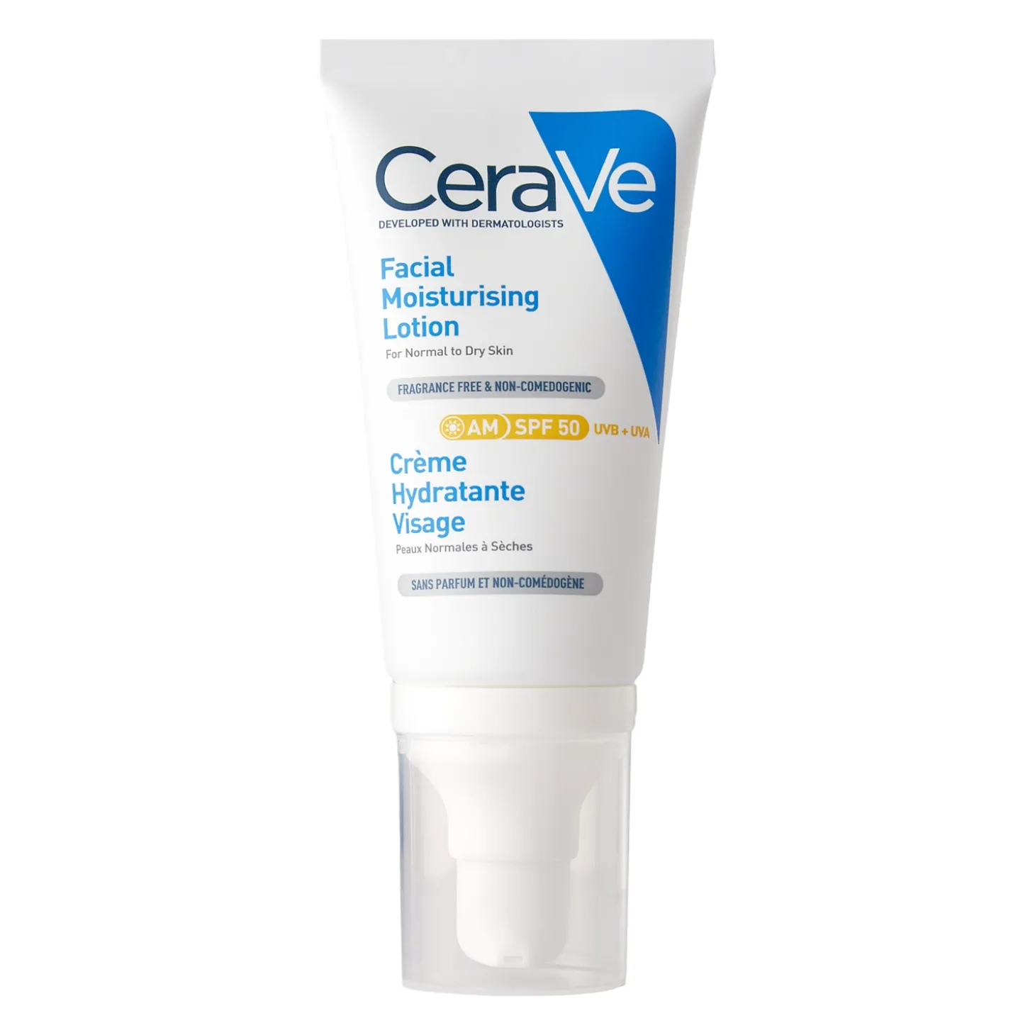 CeraVe - Nawilżający Krem do Twarzy SPF50 - 52ml