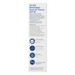 CeraVe - Nawilżający Krem do Twarzy SPF50 - 52ml