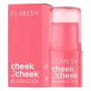 Claresa - Cheek 2 Cheek - Róż w Sztyfcie - 02 Neon Coral - 6g