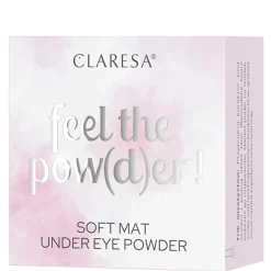 Claresa - Feel the Pow(d)er! - Sypki Puder pod Oczy o Matowym Wykończeniu - 01 White - 6g