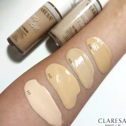 Claresa - Keep It Nude! - Nawilżający Podkład Wyrównujący Koloryt Cery - 102 Warm Medium - 30ml