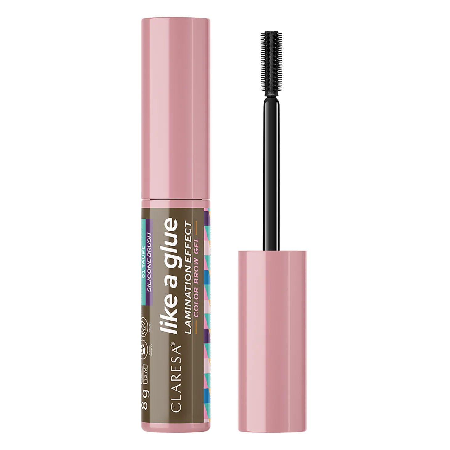 Claresa - Like a Glue - Żel do Brwi - 01 Taupe - 8g