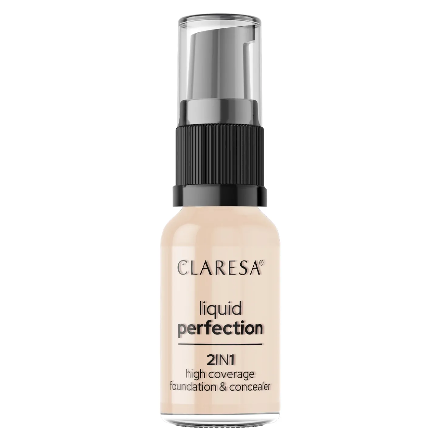 Claresa - Liquid Perfection 2in1 - Korektor i Podkład Kryjący 2w1 - 101,5 Vanilla - 18g