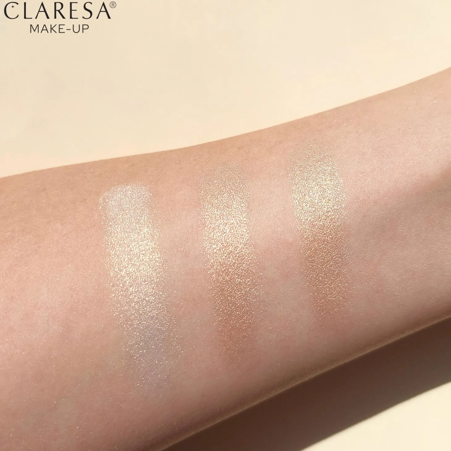 Claresa - Too Glam To Give A Dame! - Paleta Rozświetlaczy - 11 Rosy Glow - 12,5g