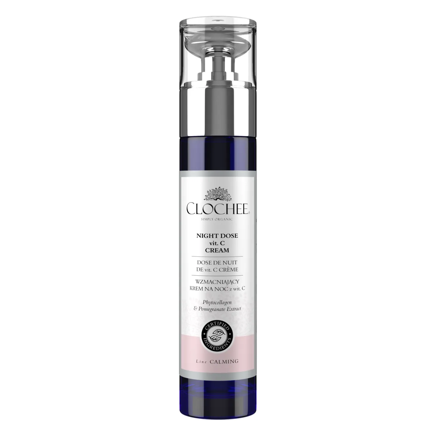Clochee - Night Dose Vit. C Cream - Wzmacniający Krem na Noc z Witaminą C - 50ml