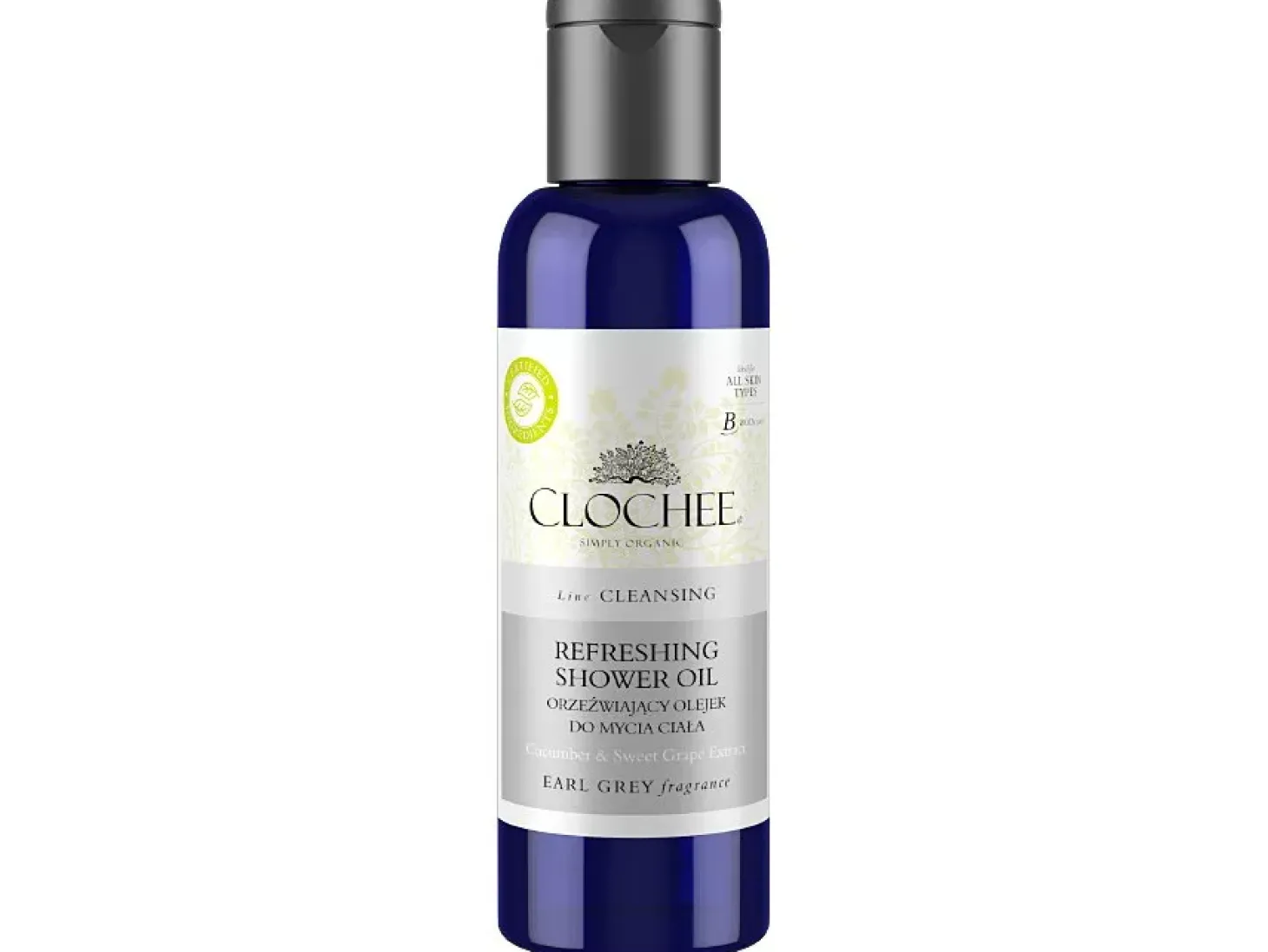 Clochee - Refreshing Shower Oil - Orzeźwiający Olejek do Mycia Ciała - Earl Grey - 100ml
