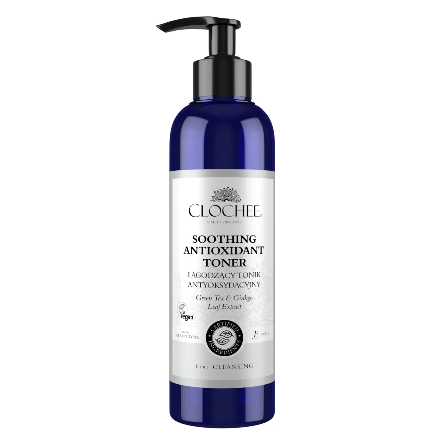 Clochee - Soothing Antioxidant Toner - Łagodzący Tonik Antyoksydacyjny - 250ml