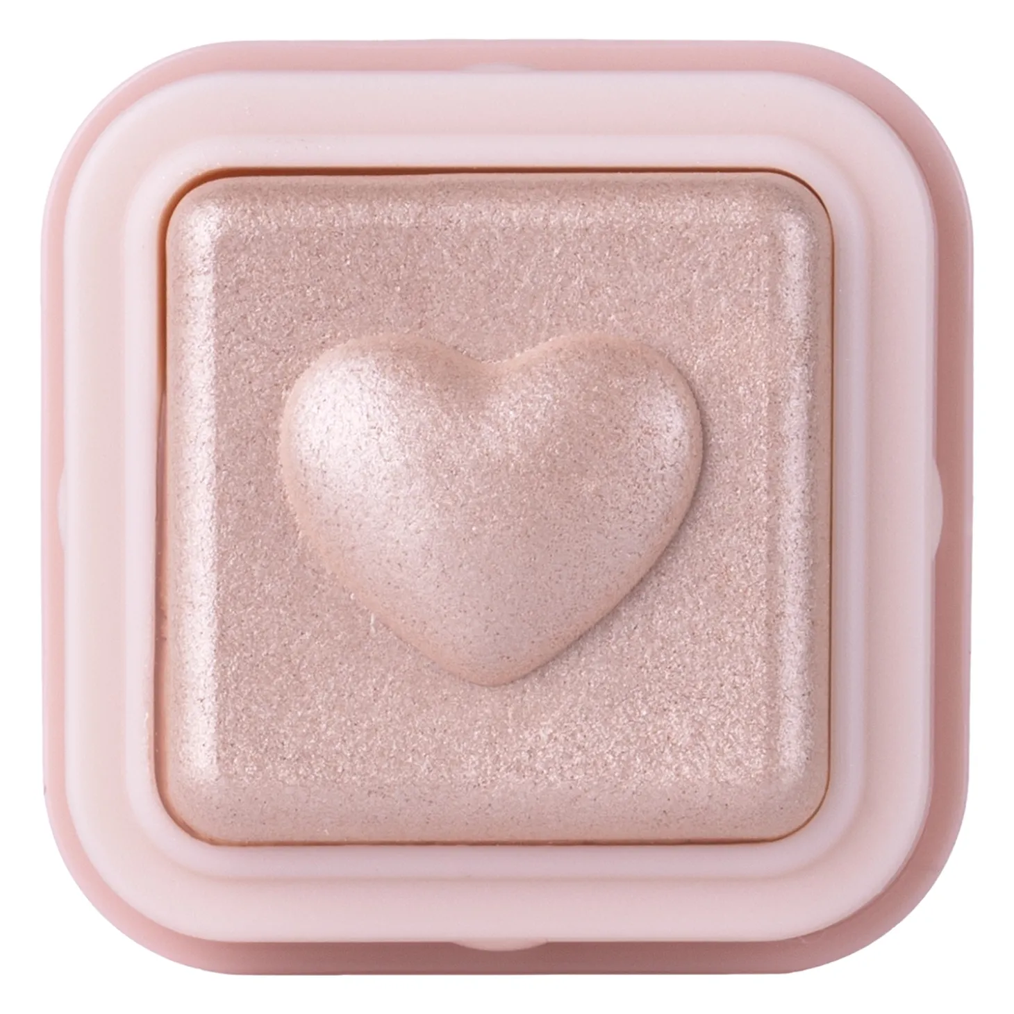 Colorgram - Milk Bling Heartlighter - Rozświetlacz do Twarzy - 01 Peach Heart - 2,2g