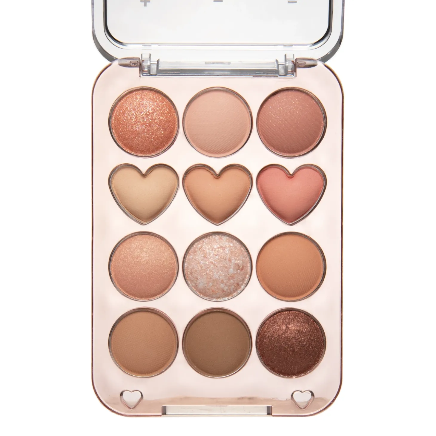 Colorgram - Pin Point Eyeshadow Palette - Paleta Cieni do Powiek - 01 Peach + Coral - 9,9g