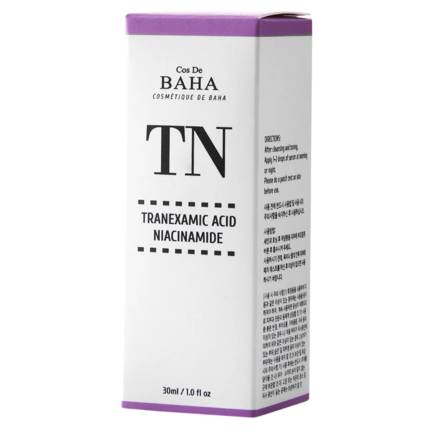 Cos De BAHA - TN Tranexamic Acid Niacinamide Serum - Serum z Kwasem Traneksamowym i Niacynamidem - 30ml