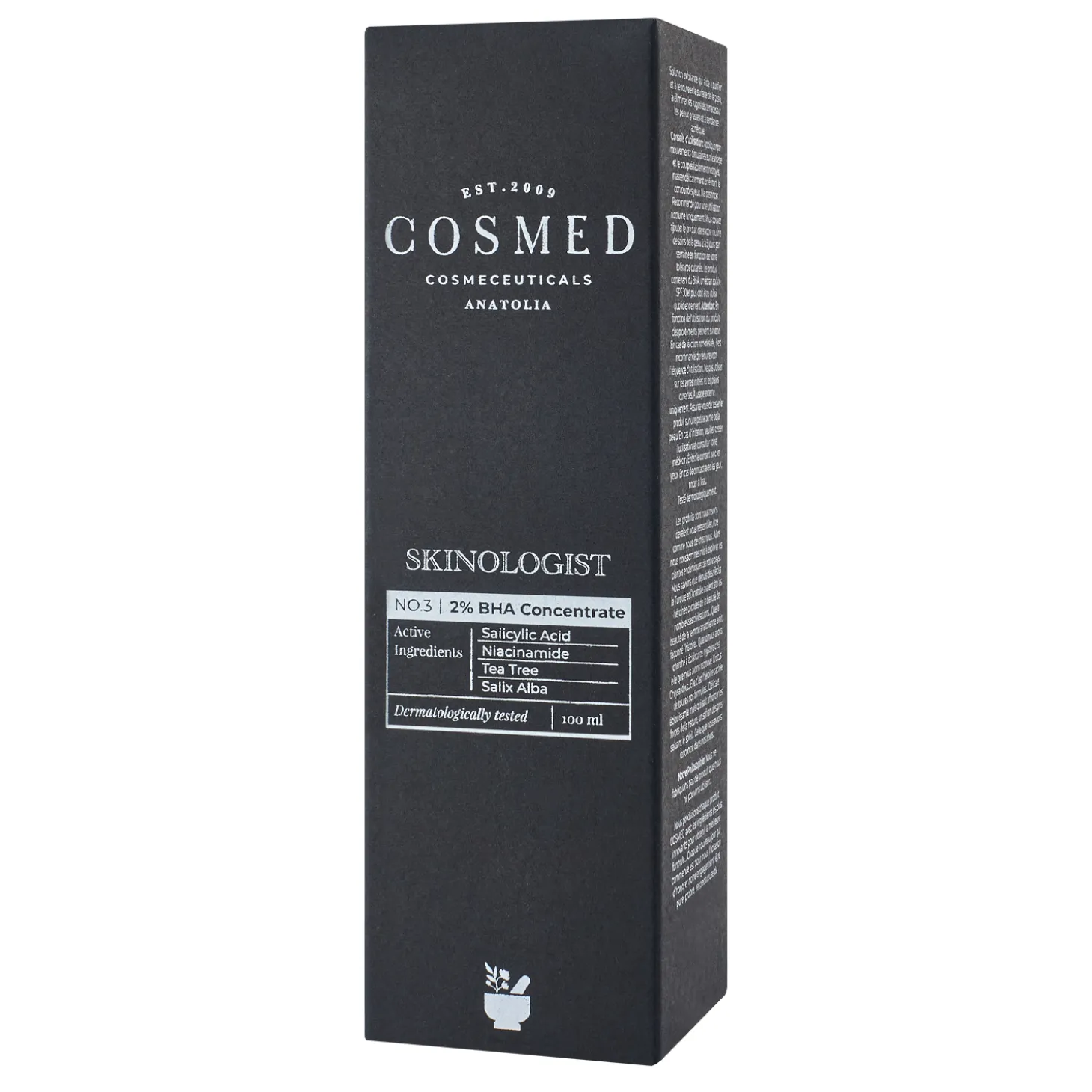 Cosmed - Skinologist 2% BHA Concentrate - Złuszczający Koncentrat do Twarzy z Kwasem Salicylowym - 100ml