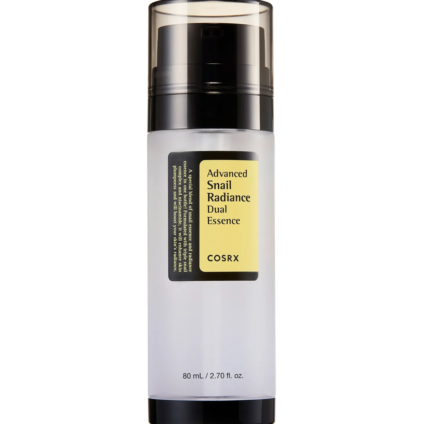 COSRX - Advanced Snail Radiance Dual Essence - Esencja ze Śluzem Ślimaka - 80ml