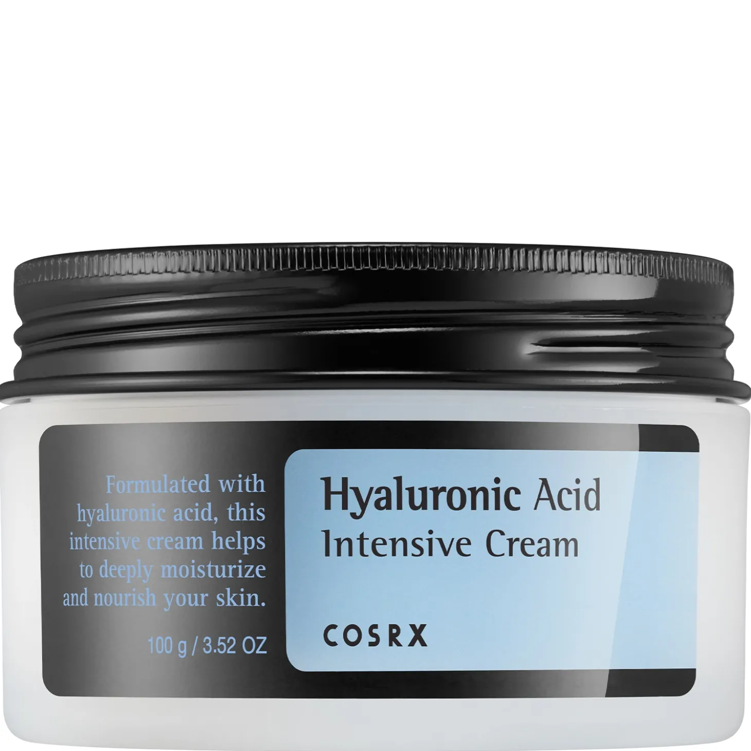 COSRX - Hyaluronic Acid Intensive Cream - Silnie Nawilżający Krem z Kwasem Hialuronowym - 100ml