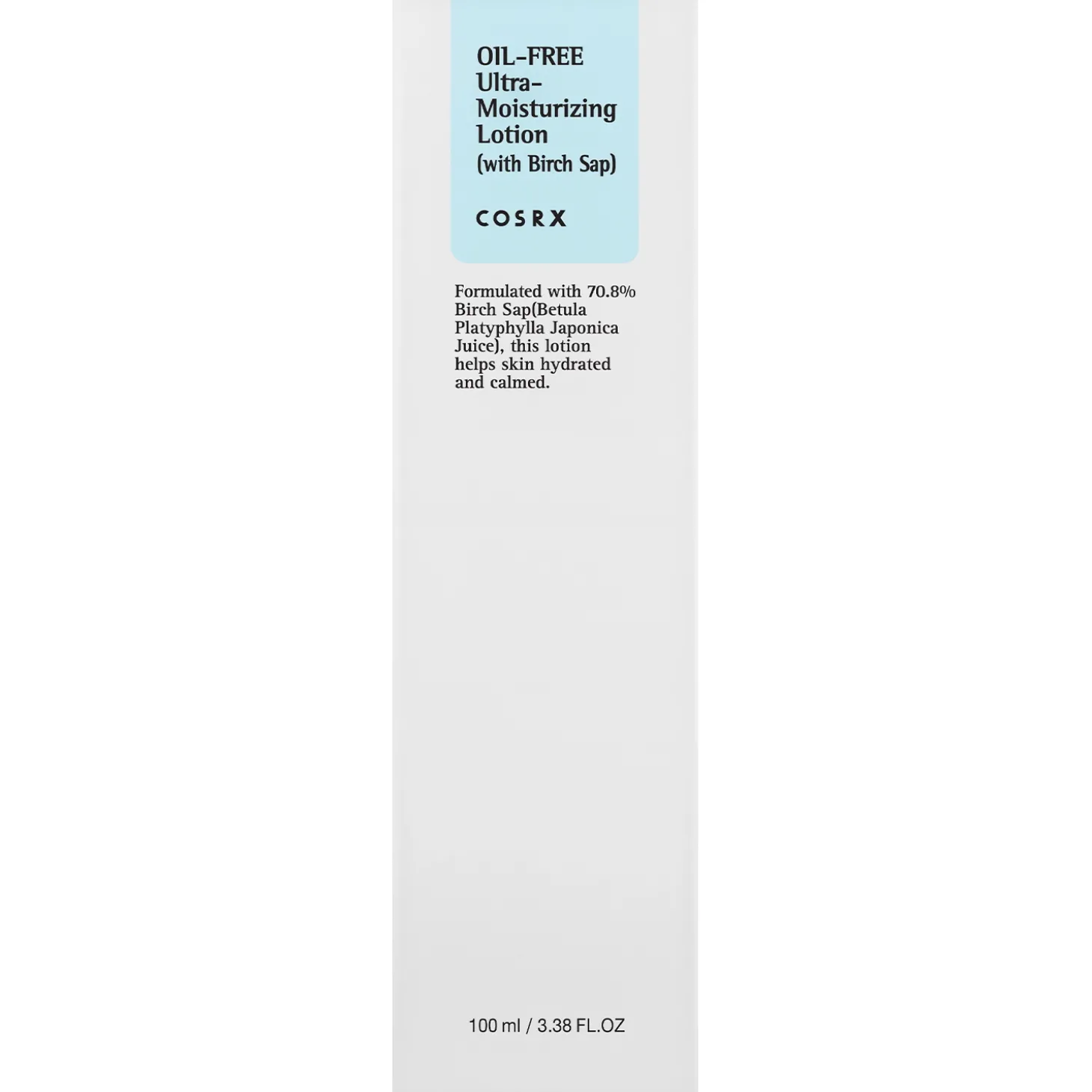 COSRX - Oil-Free Ultra-Moisturizing Lotion - Nawilżający Balsam do Twarzy - 100ml