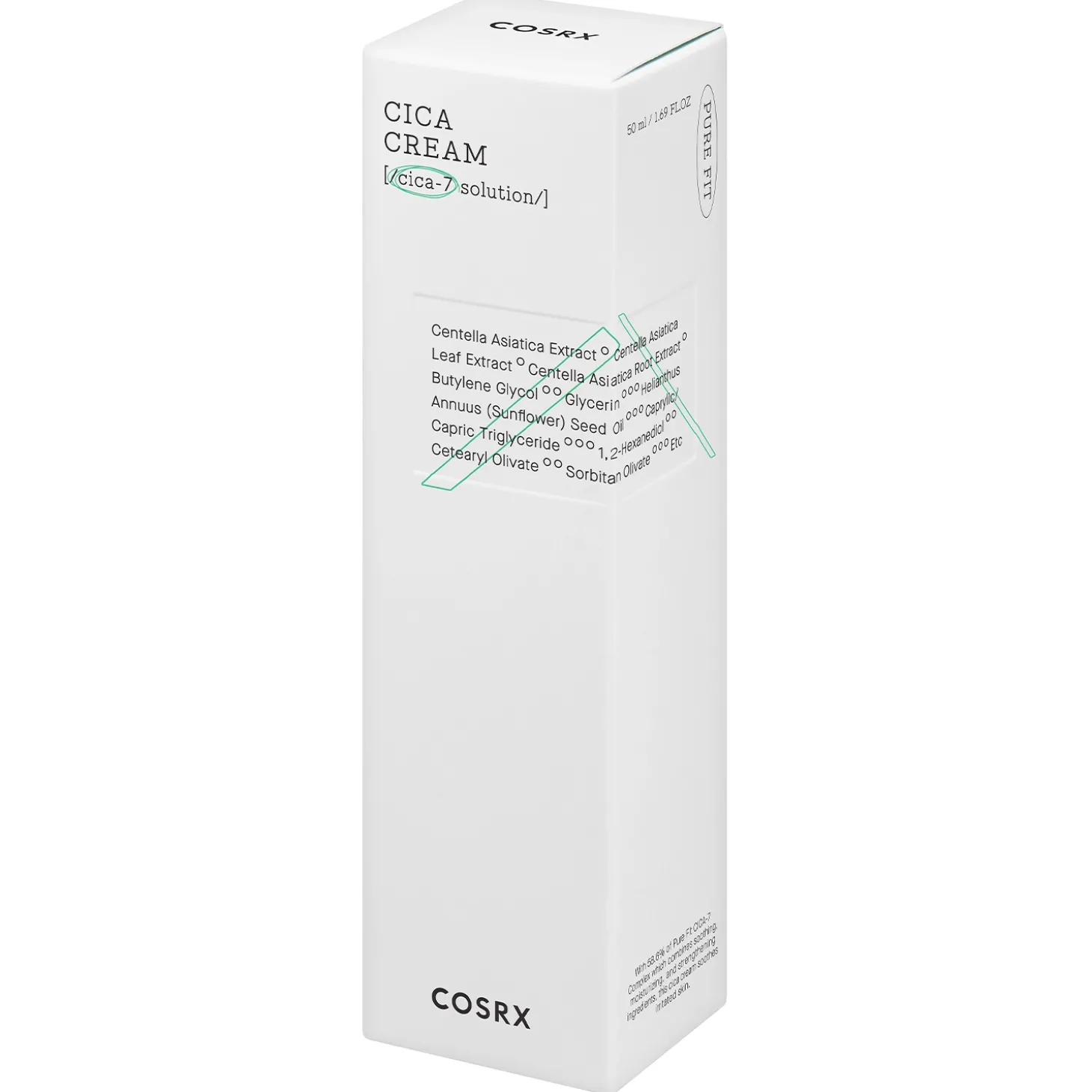 COSRX - Pure Fit Cica Cream - Łagodzący Krem do Skóry Wrażliwej - 50ml