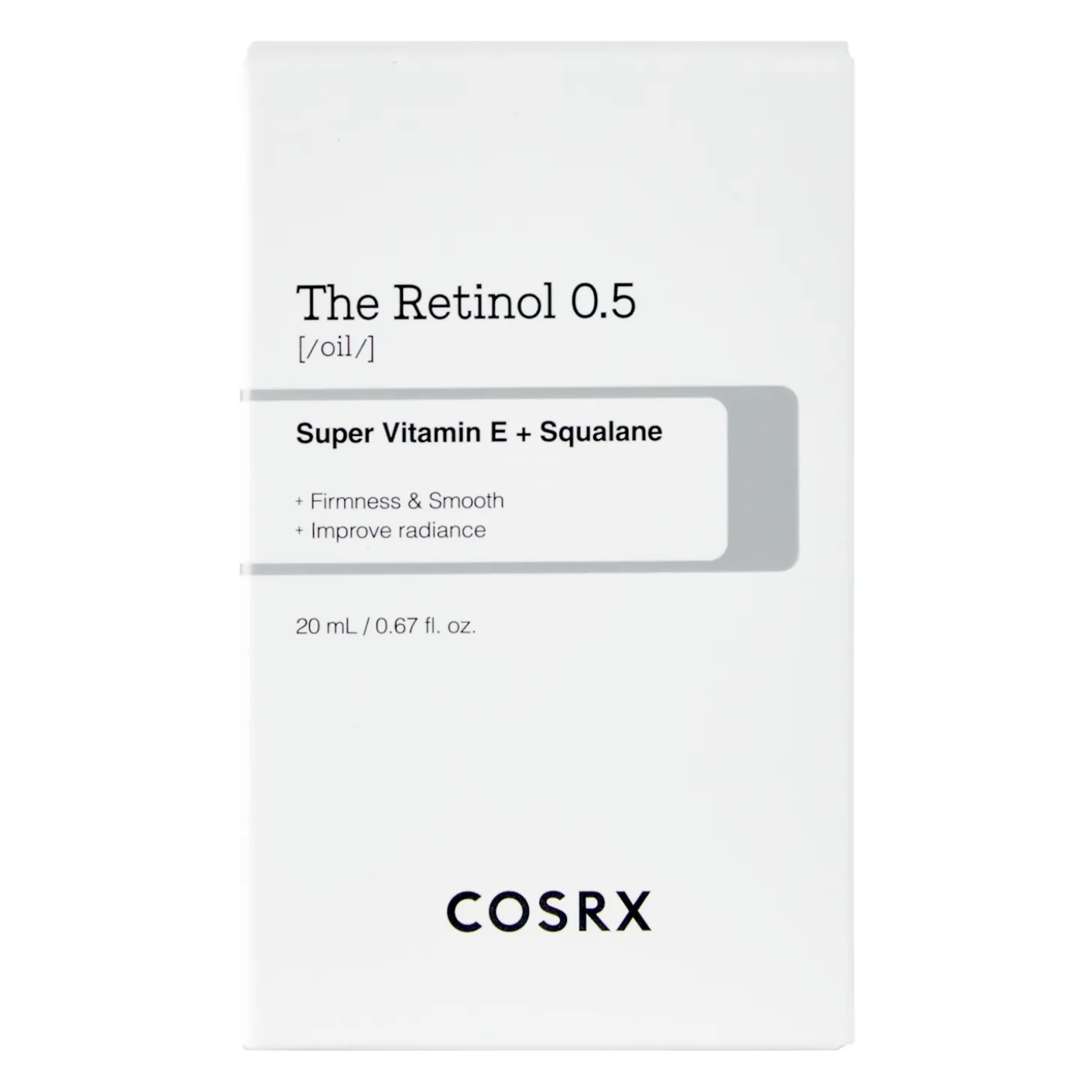 COSRX - The Retinol 0.5 Oil - Serum Olejowe z Retinolem - 20ml