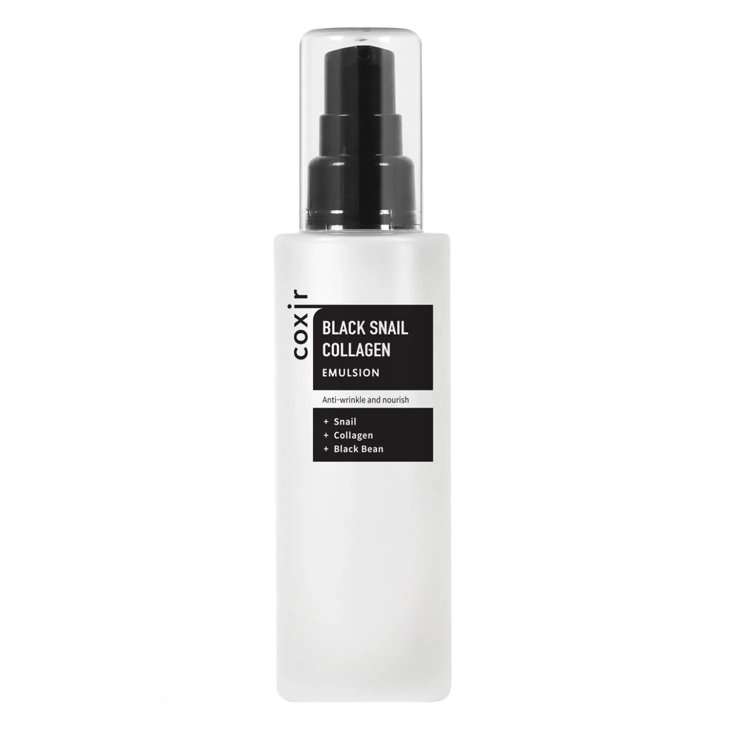 Coxir - Black Snail Collagen Emulsion - Przeciwzmarszczkowa Emulsja do Twarzy ze Śluzem Ślimaka - 100ml