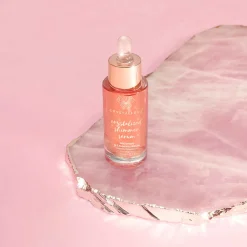 Crystallove -Rose Quartz Shimmer Serum – Serum do Twarzy z Kwarcem Różowym i Bisabololem - 30ml
