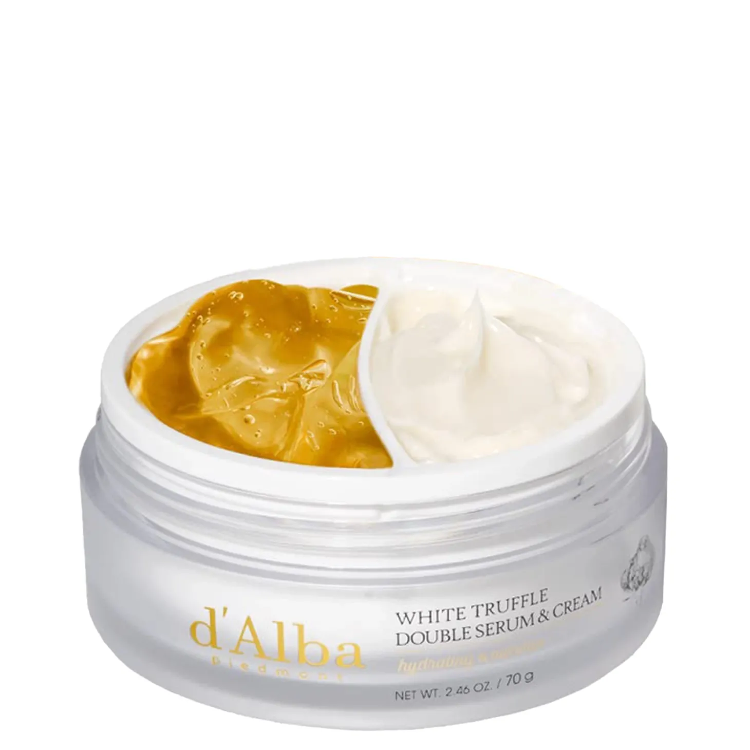 d'Alba - White Truffle Double Serum & Cream - Przeciwzmarszczkowe Duo do Twarzy - 70g