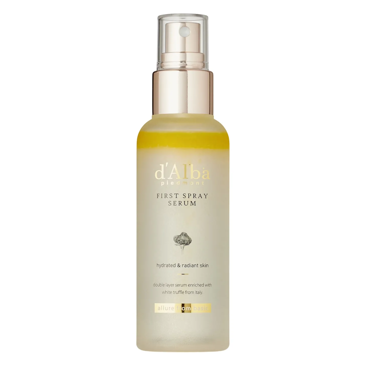 d'Alba - White Truffle First Spray Serum - Rozświetlająco-Nawilżajace Serum do Twarzy w Mgiełce - 50ml
