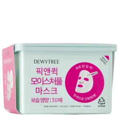 Dewytree - Pick And Quick Moisture Full Mask Set - Zestaw Nawadniających Masek w Płachcie - 300g/30szt