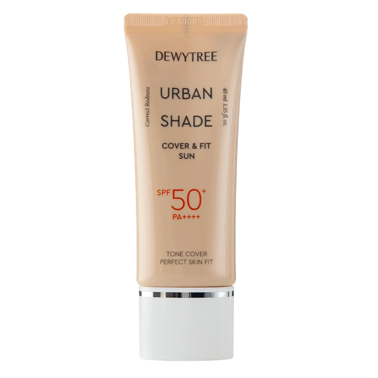 Dewytree - Urban Shade Cover And Fit Sun SPF50+/PA++++ - Tonujący Krem z Filtrem do Twarzy - 40ml