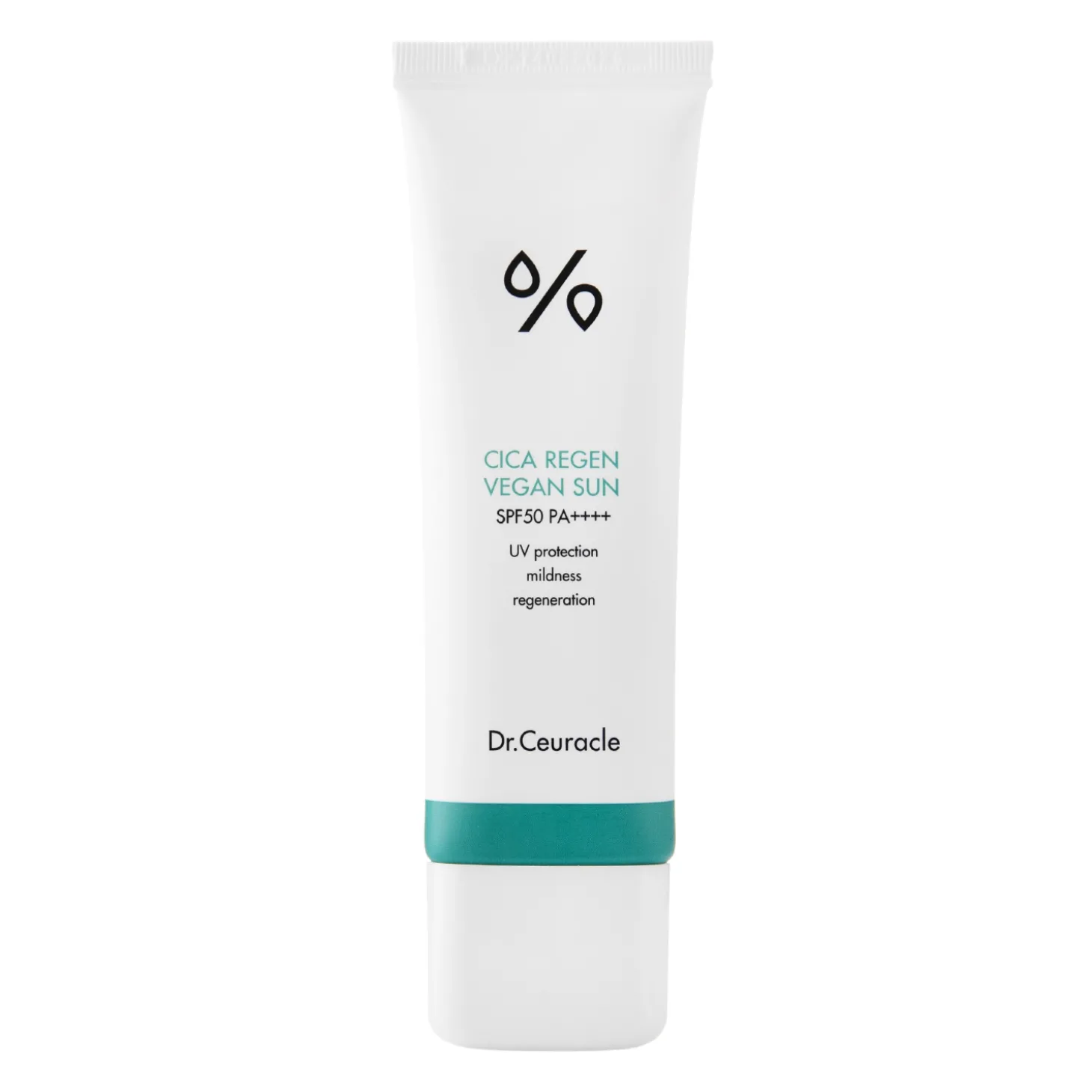 Dr.Ceuracle - Cica Regen Vegan Sun SPF50+/PA ++++ - Kojący Krem z Filtrem - 50ml