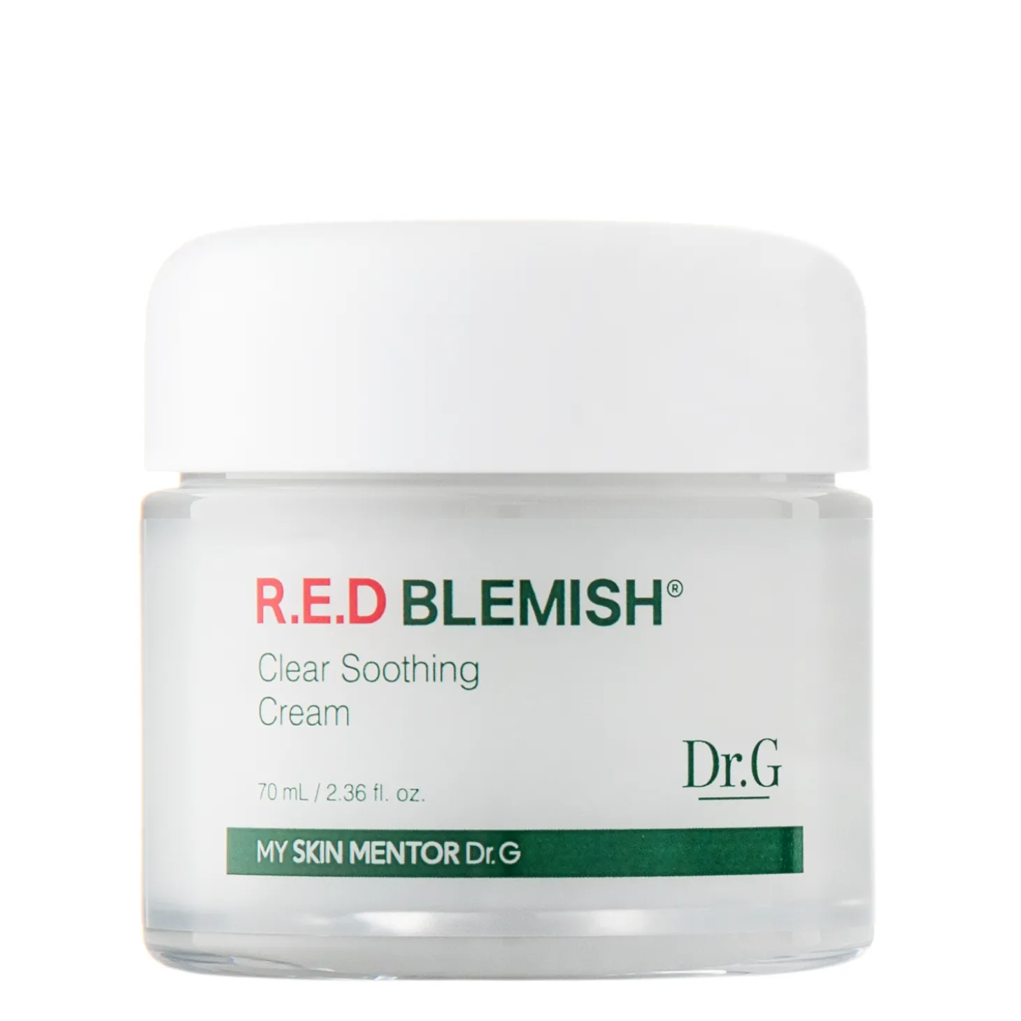 Dr.G - Red Blemish Clear Soothing Cream - Łagodzący Krem do Twarzy - 70ml