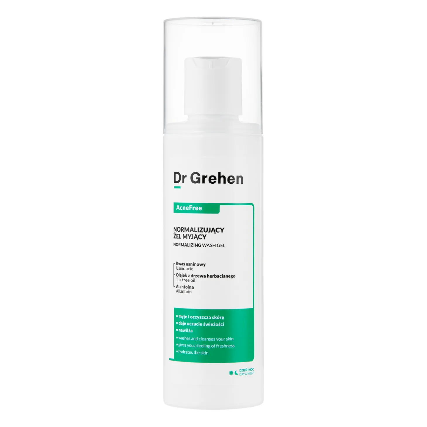 Dr Grehen - AcneFree - Normalizing Wash Gel - Normalizujący Żel Myjący - 200ml