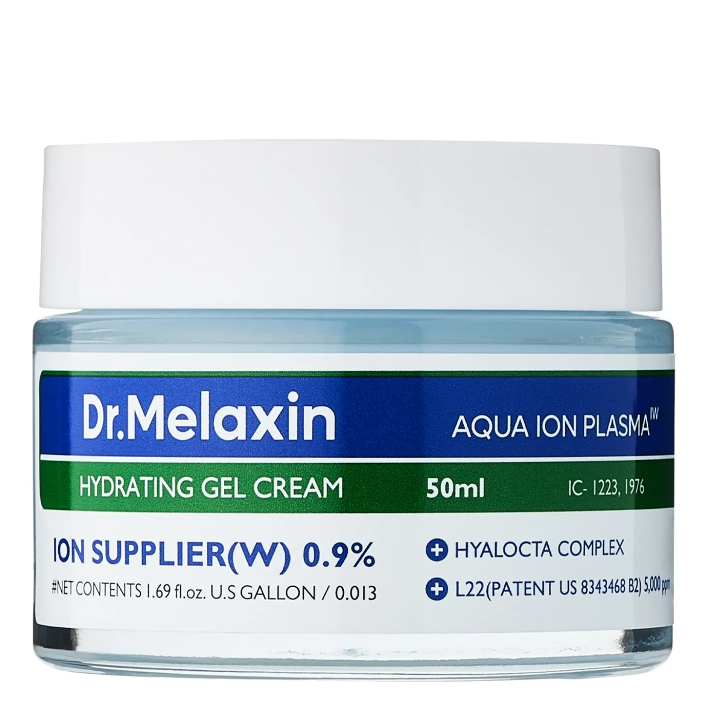 Dr.Melaxin - Aqua Ion Plasma Hydrating Gel Cream - Nawilżający Krem-Żel do Twarzy - 50ml