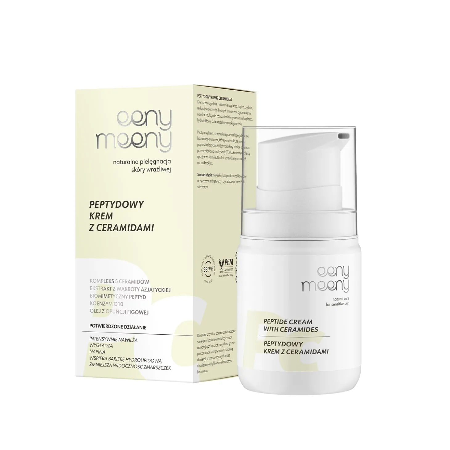 Eeny Meeny - Peptide Cream with Ceramides - Peptydowy Krem z Ceramidami - 50ml