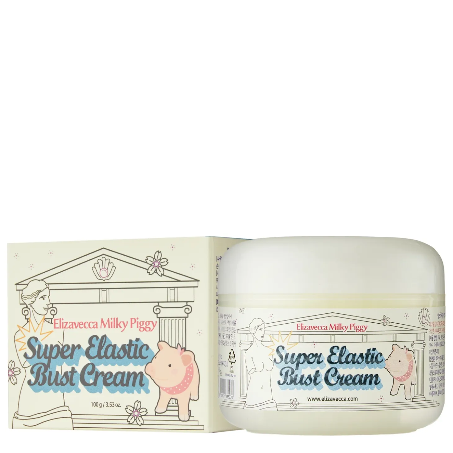 Elizavecca - Milky Piggy Super Elastic Bust Cream - Ujędrniający Krem do Biustu - 100g