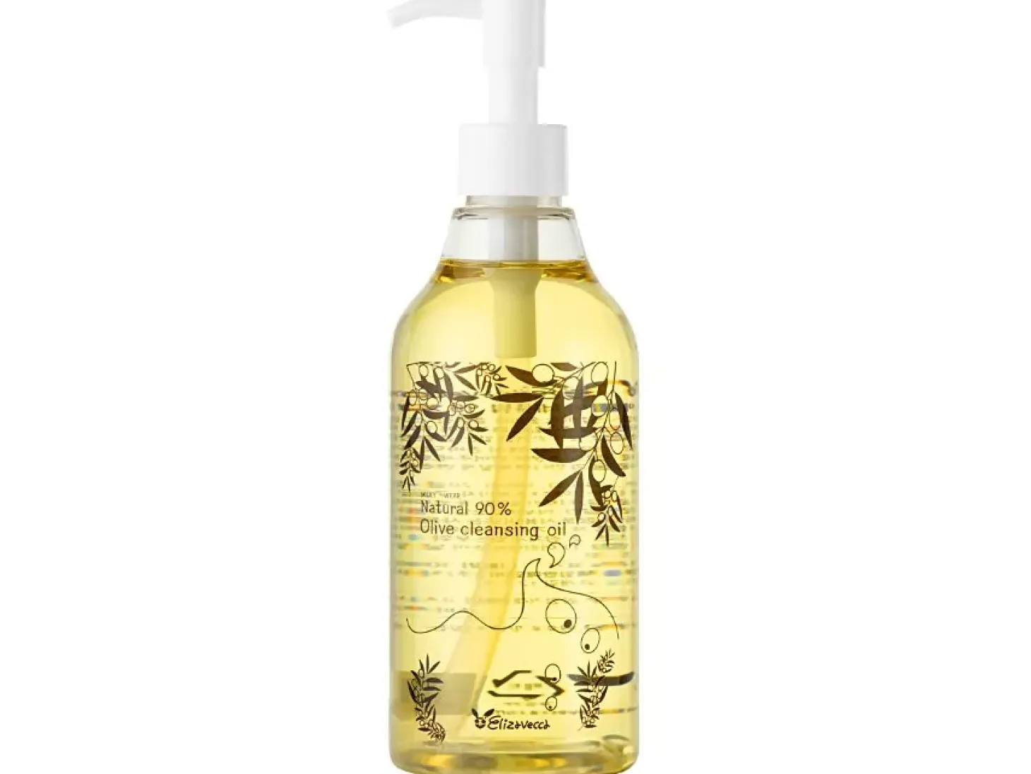 Elizavecca - Natural 90% Olive Cleansing Oil - Naturalny Oczyszczający Olejek Oliwkowy 90% - 300ml