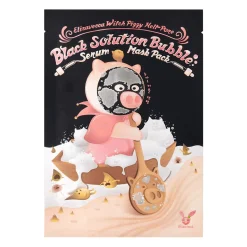 Elizavecca - Witch Piggy Hell Pore Black Solution Bubble Serum Mask - Bąbelkowa Maska ​​​​na Twarz - 28g