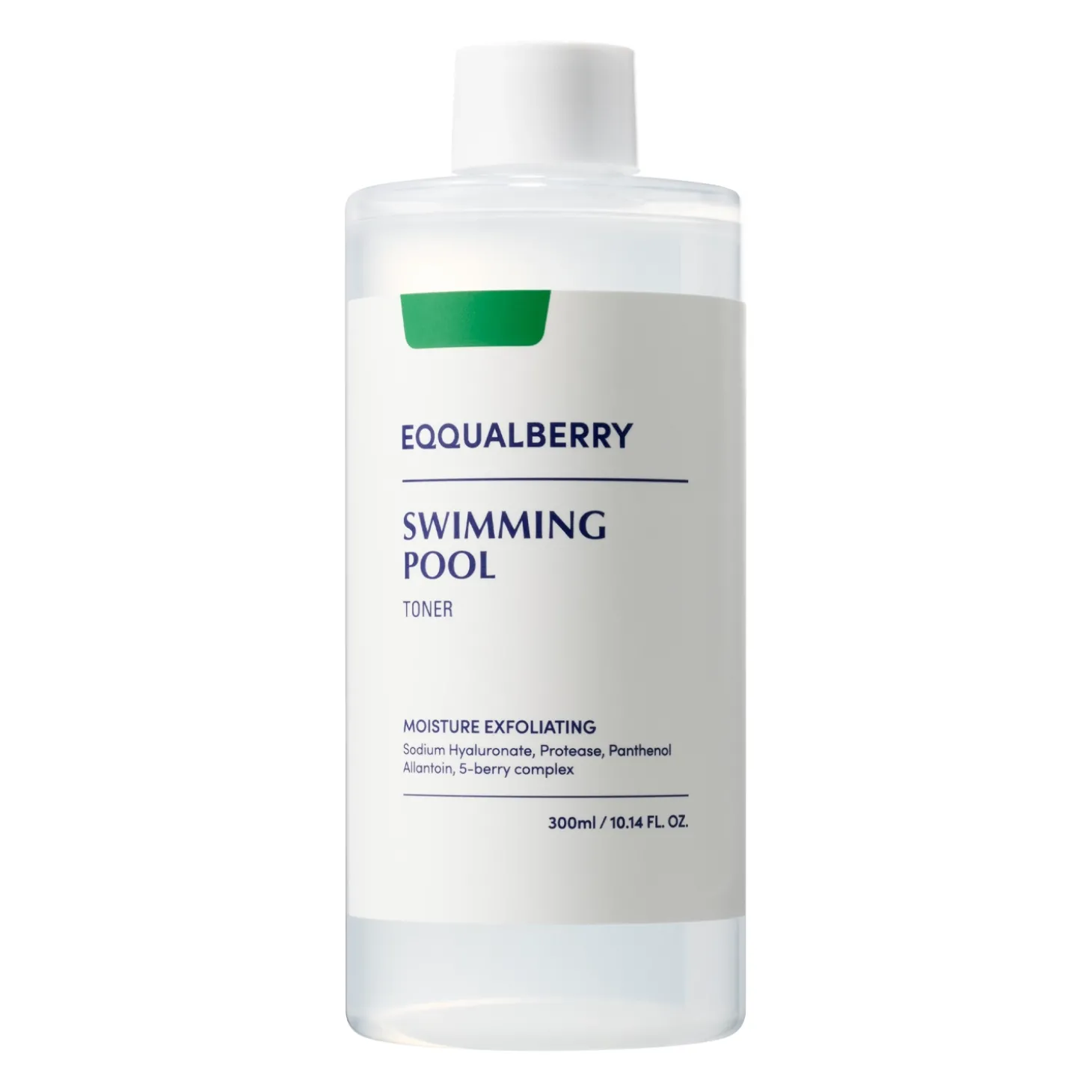 EQQUALBERRY - Swimming Pool Daily Facial Toner - Nawilżająco-Złuszczający Tonik do Twarzy - 300ml