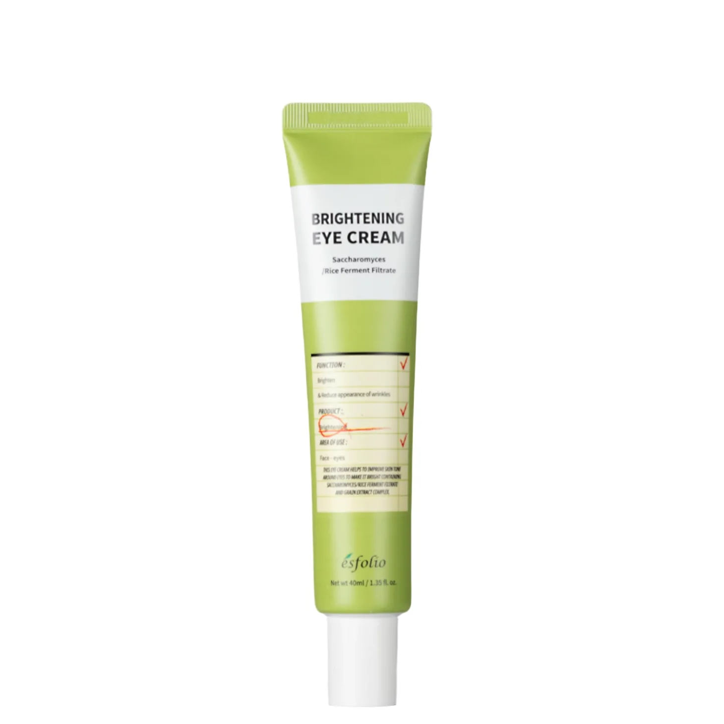 Esfolio - Brightening Eye Cream - Rozjaśniający Krem pod Oczy - 40ml