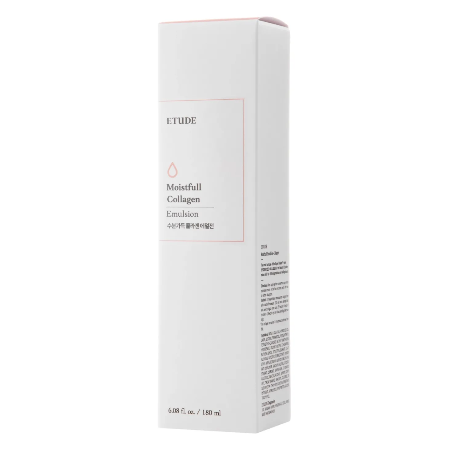 Etude House - Moistfull Collagen Emulsion - Nawilżająca Emulsja do Twarzy z Kolagenem - 180ml