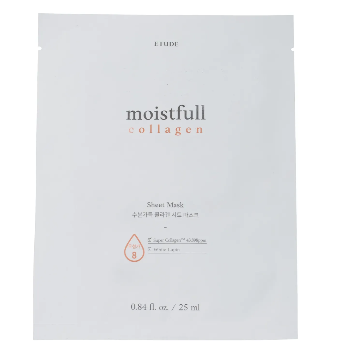 Etude House - Moistfull Collagen Sheet Mask - Ujędrniająca Maseczka w Płachcie z Kolagenem - 25ml