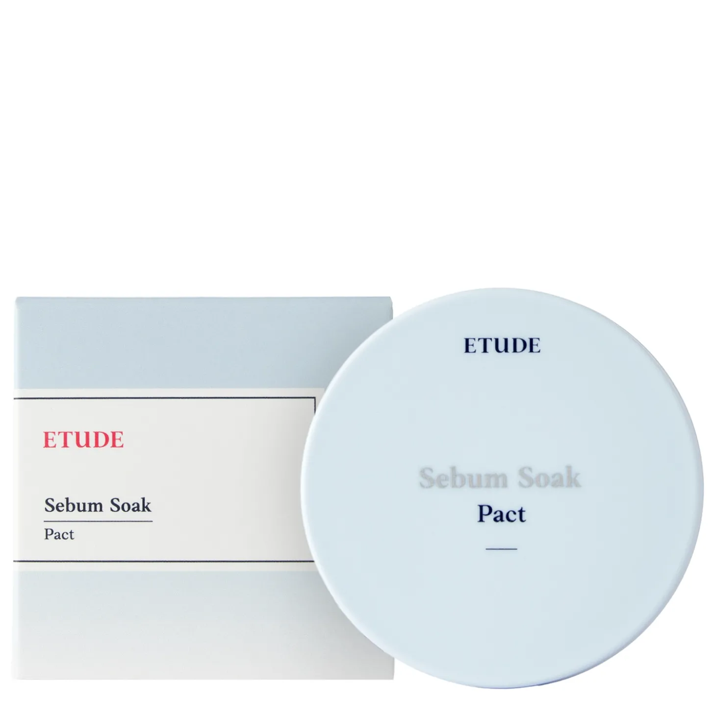 Etude House - Sebum Soak Pact - Matujący Puder w Kamieniu - 9,5g