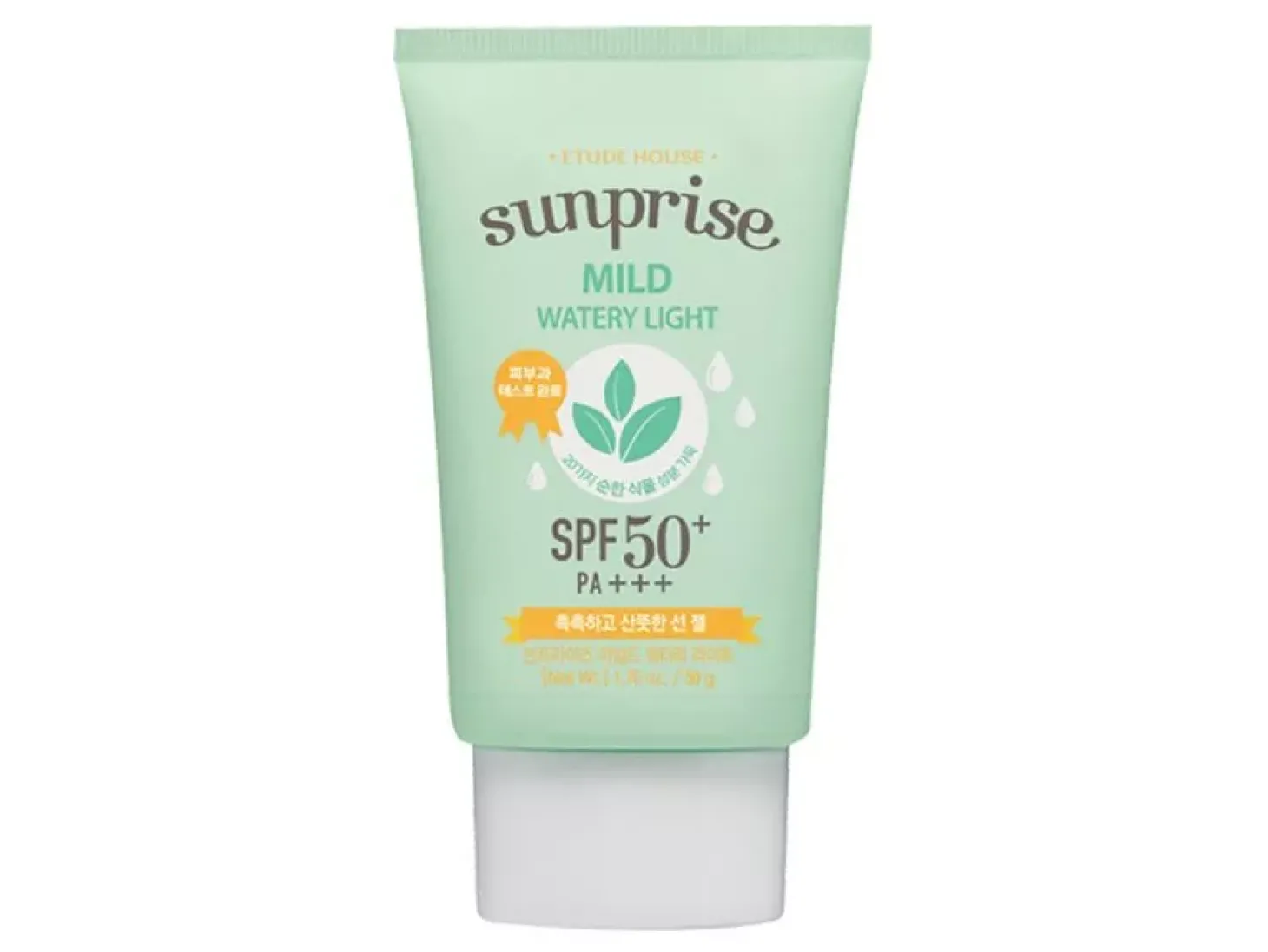 Etude House - Sunprise Mild Watery Light SPF50/PA+++ - Lekki Krem z Filtrem Przeciwsłonecznym - 50g