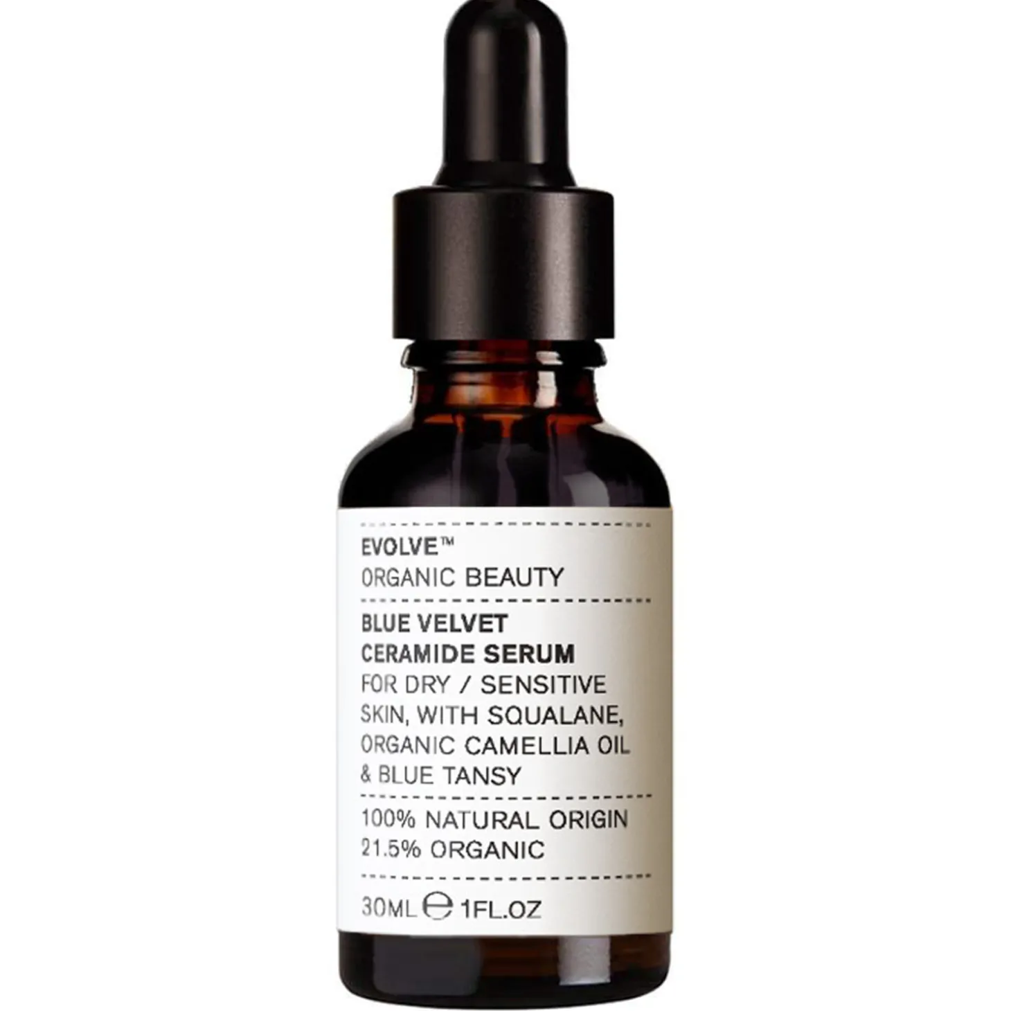 Evolve Organic Beauty - Blue Velvet Ceramide Serum - Aksamitne Serum Ceramidowe do Twarzy - 30 ml