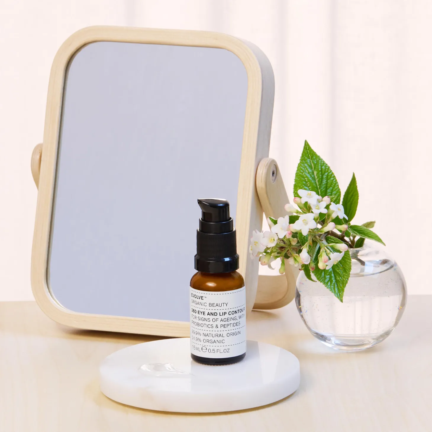 Evolve Organic Beauty - 360 Eye And Lip Contour - Odmładzający Krem pod Oczy i na Okolicę Ust - 15ml