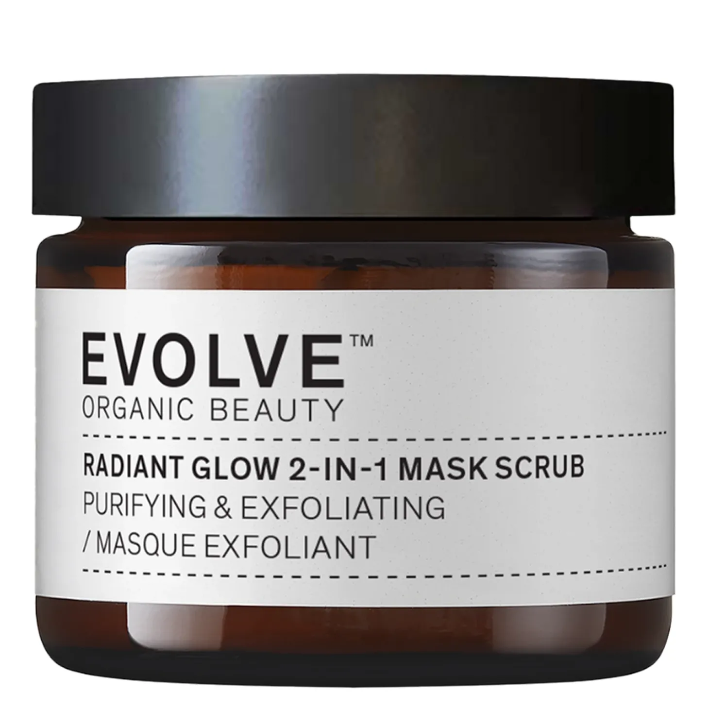 Evolve Organic Beauty - Radiant Glow Organic Face Mask - Rozświetlająca Kakaowa Maska do Twarzy - 60ml