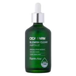Farmstay - Cica Farm Blemish Clear Ampoule - Nawilżająco-Łagodząca Ampułka do Twarzy - 100ml