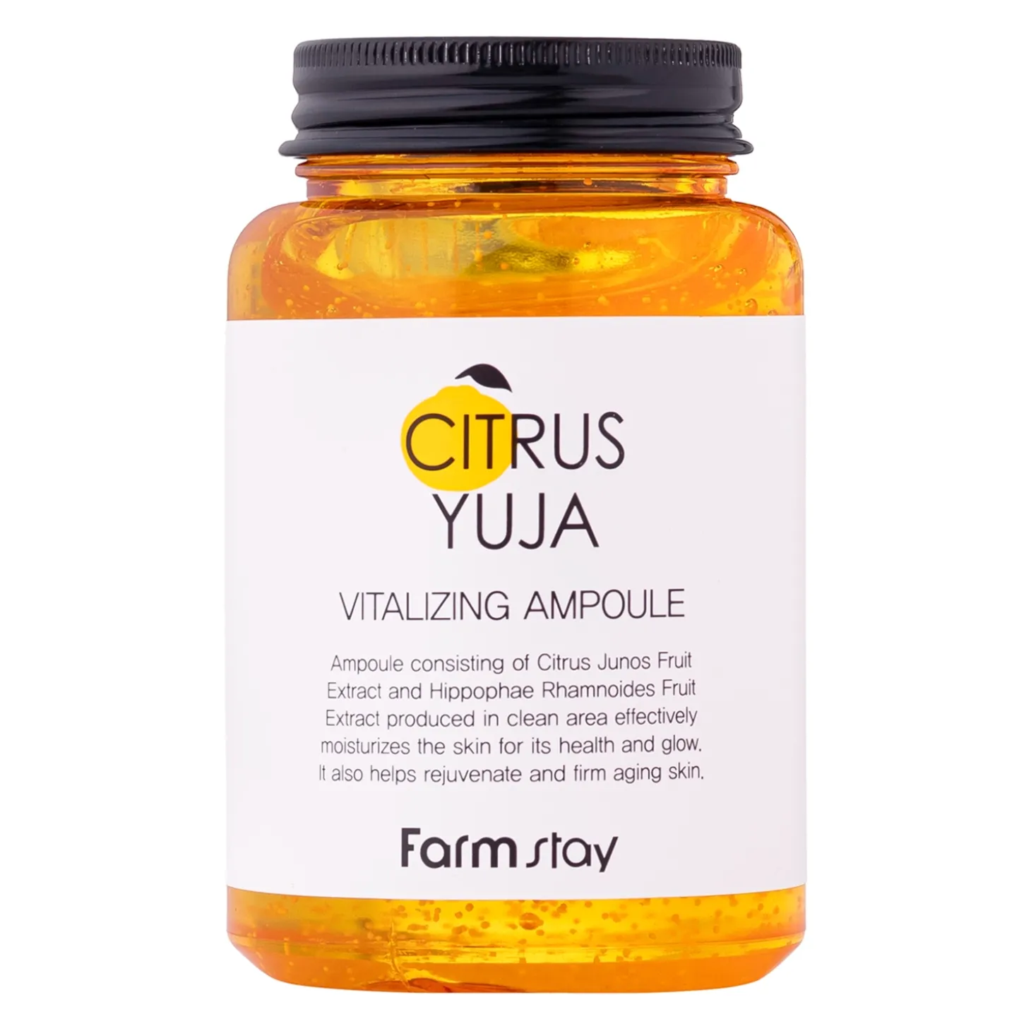 Farmstay - Citrus Yuja Vitalizing Ampoule - Ampułka Witalizująca z Cytrusowym Yuja - 250ml